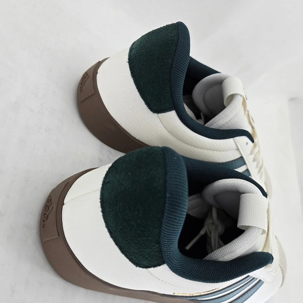 Adidas VL Court 3.0 Mens Sneakers White Teal Gum JR8635 Size 9.5 New in Box - Picture 13 of 16